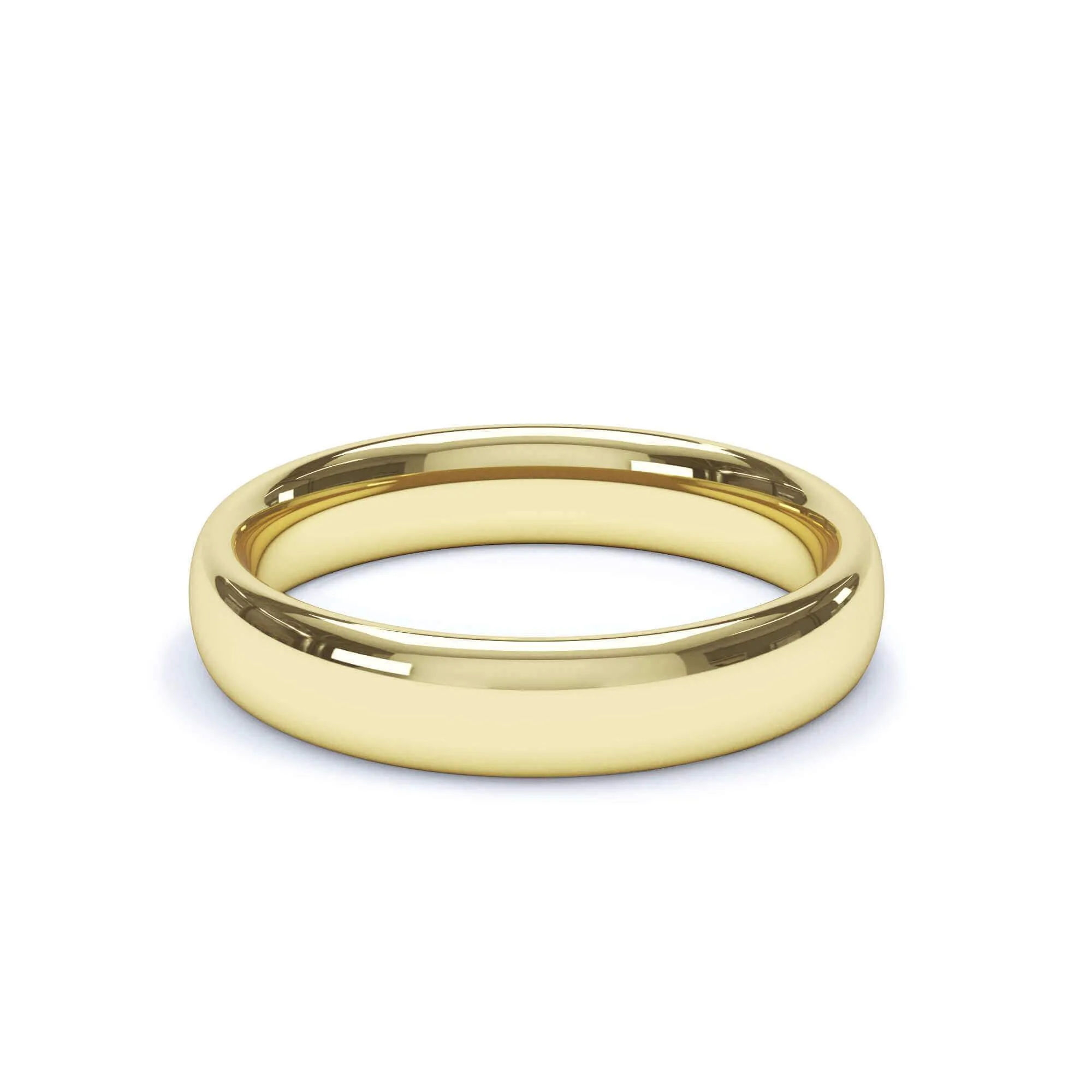 - Oval Profile Wedding Ring 9k Yellow Gold