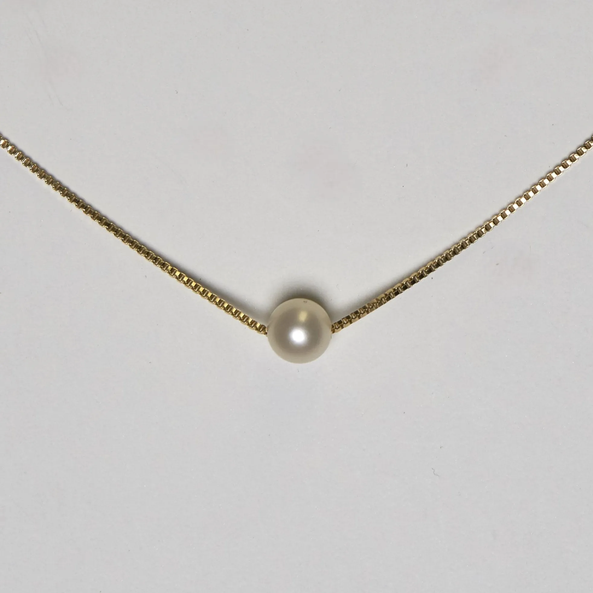 14/20 Gold Filled Threaded Necklace