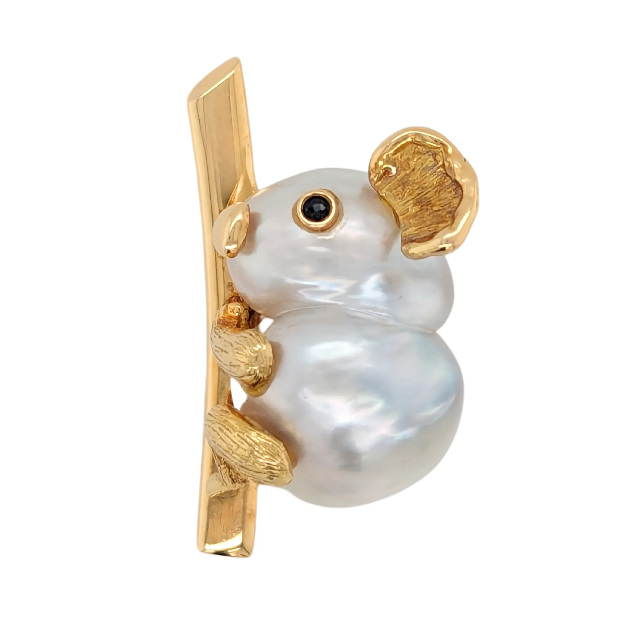 18K Yellow Ernie The Pearl Pendant