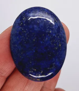 40x30mm Lapis Lazuli Dyed Flat Back Blue Cabochon Gemstone S2102J