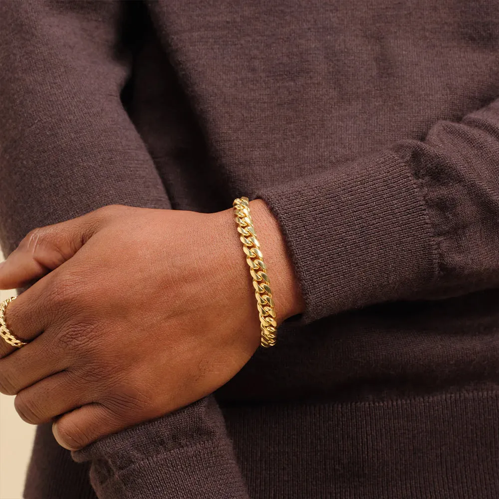 8mm Miami Cuban Link Bracelet