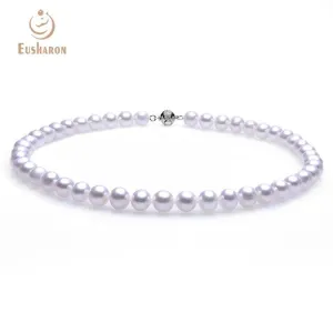 9-10mm AA White Freshwater Pearl Necklace