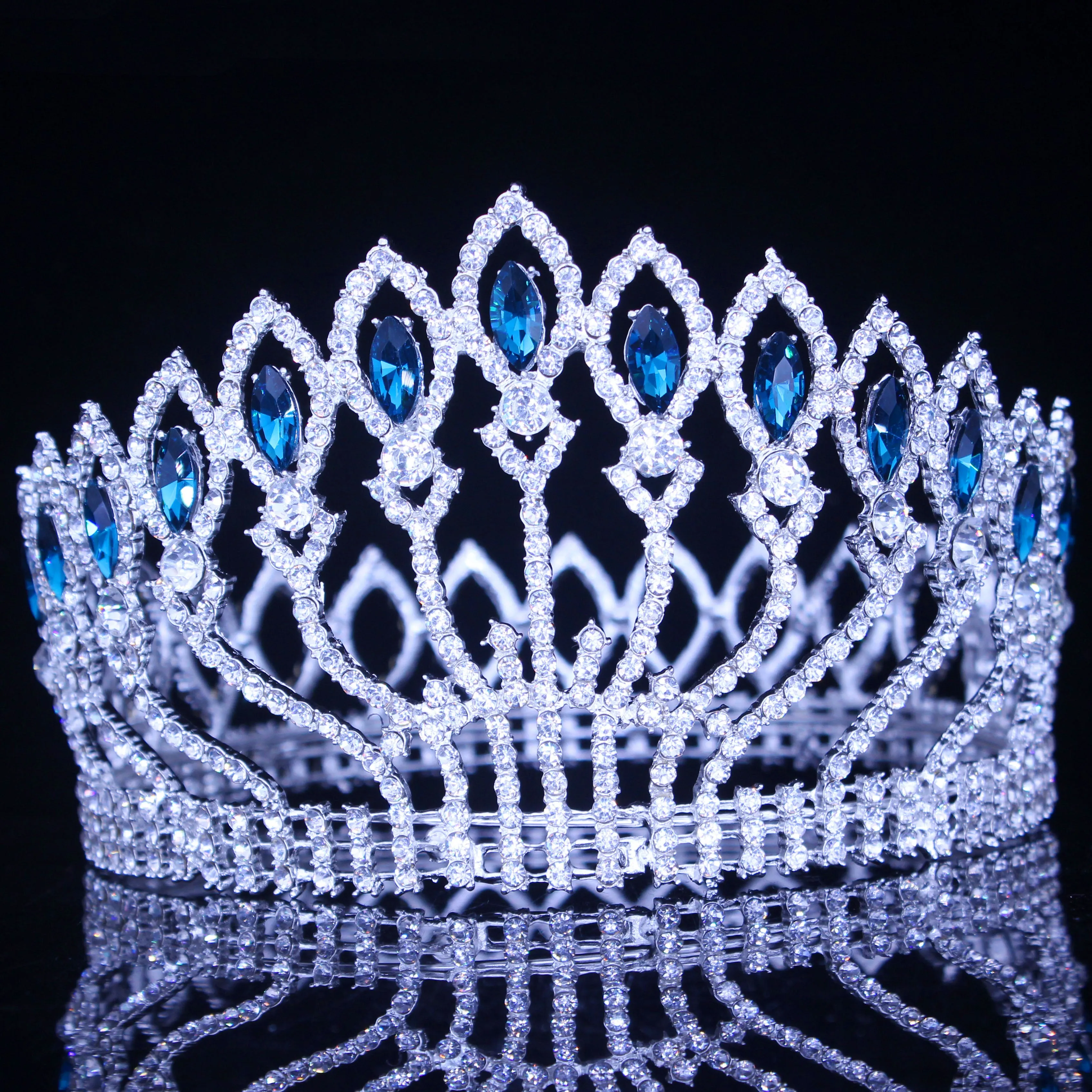 Absolutely Regal Crystal Queen Bridal Crown-Pageant or Mis Quince Tiara