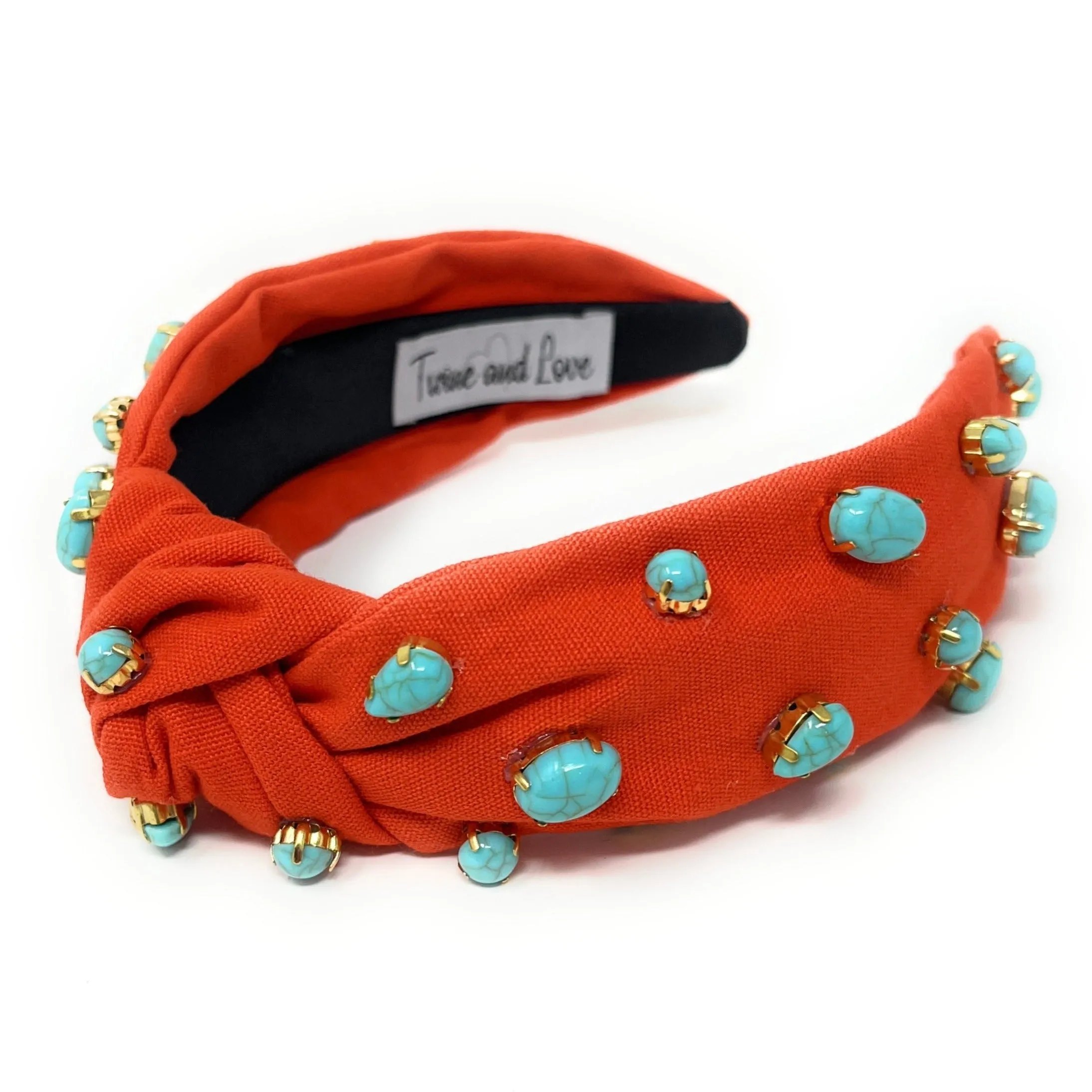 Alora Jeweled Knot Headband