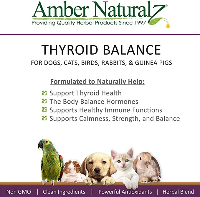 Amber Naturalz TYD - Thyroid Balance - for Pets, 1 Ounce