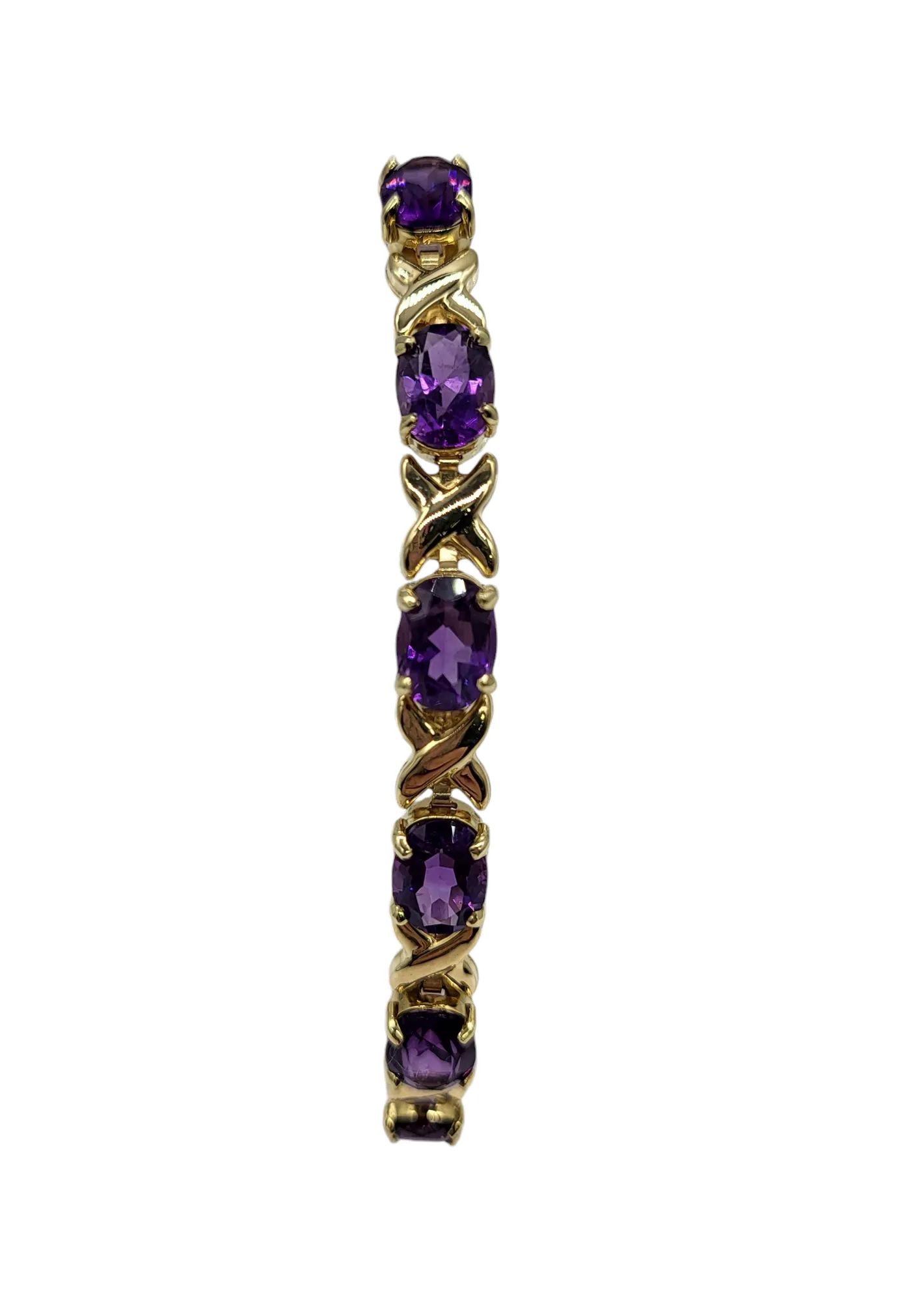 Amethyst Hugs and Kisses Bracelet