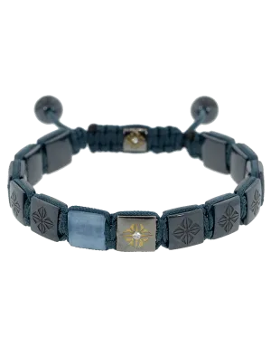 Aquamarine Lock Bracelet