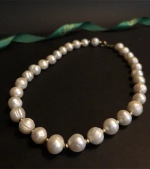 Assa Chunky Fresh Water Pearl Necklace