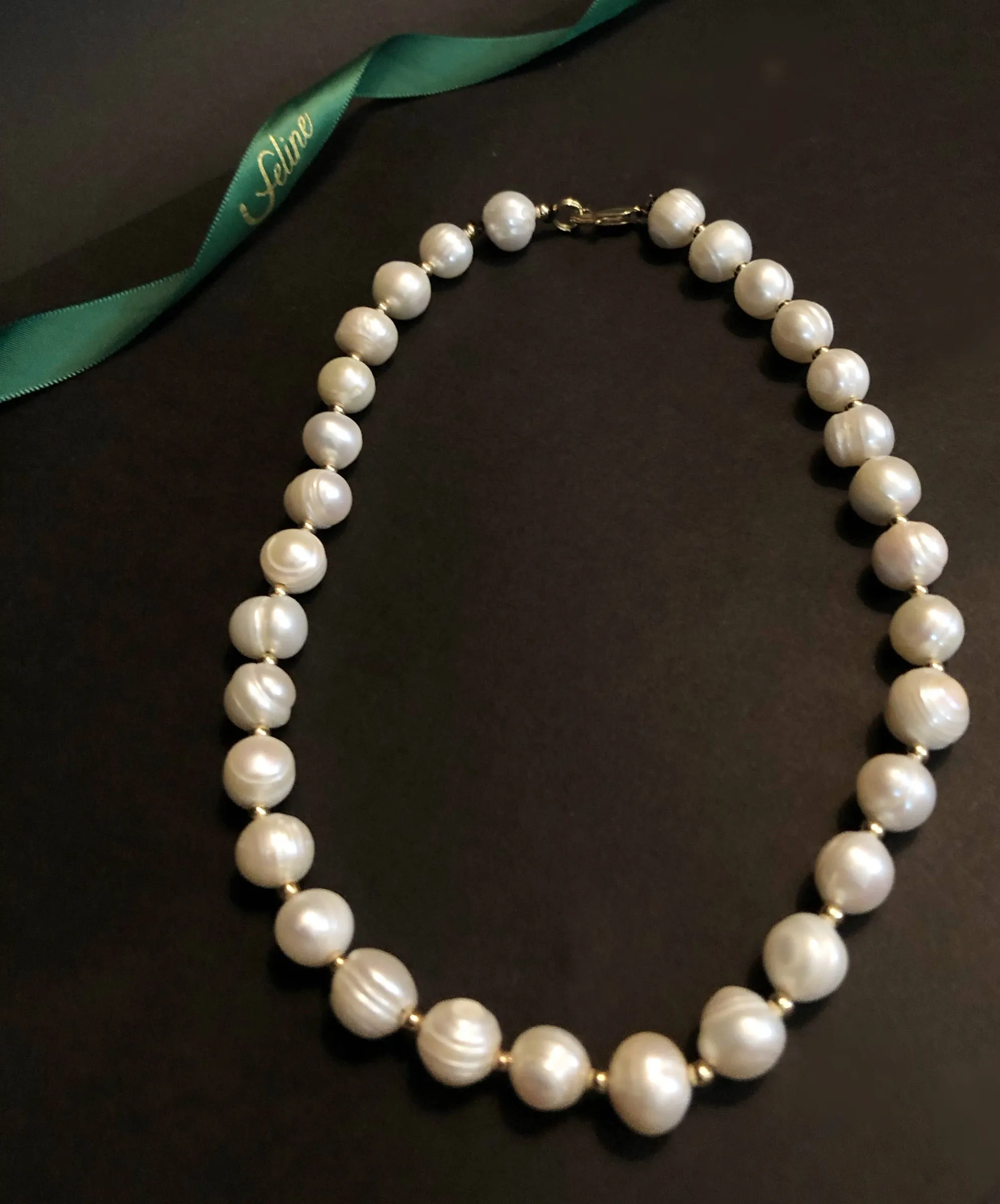 Assa Chunky Fresh Water Pearl Necklace