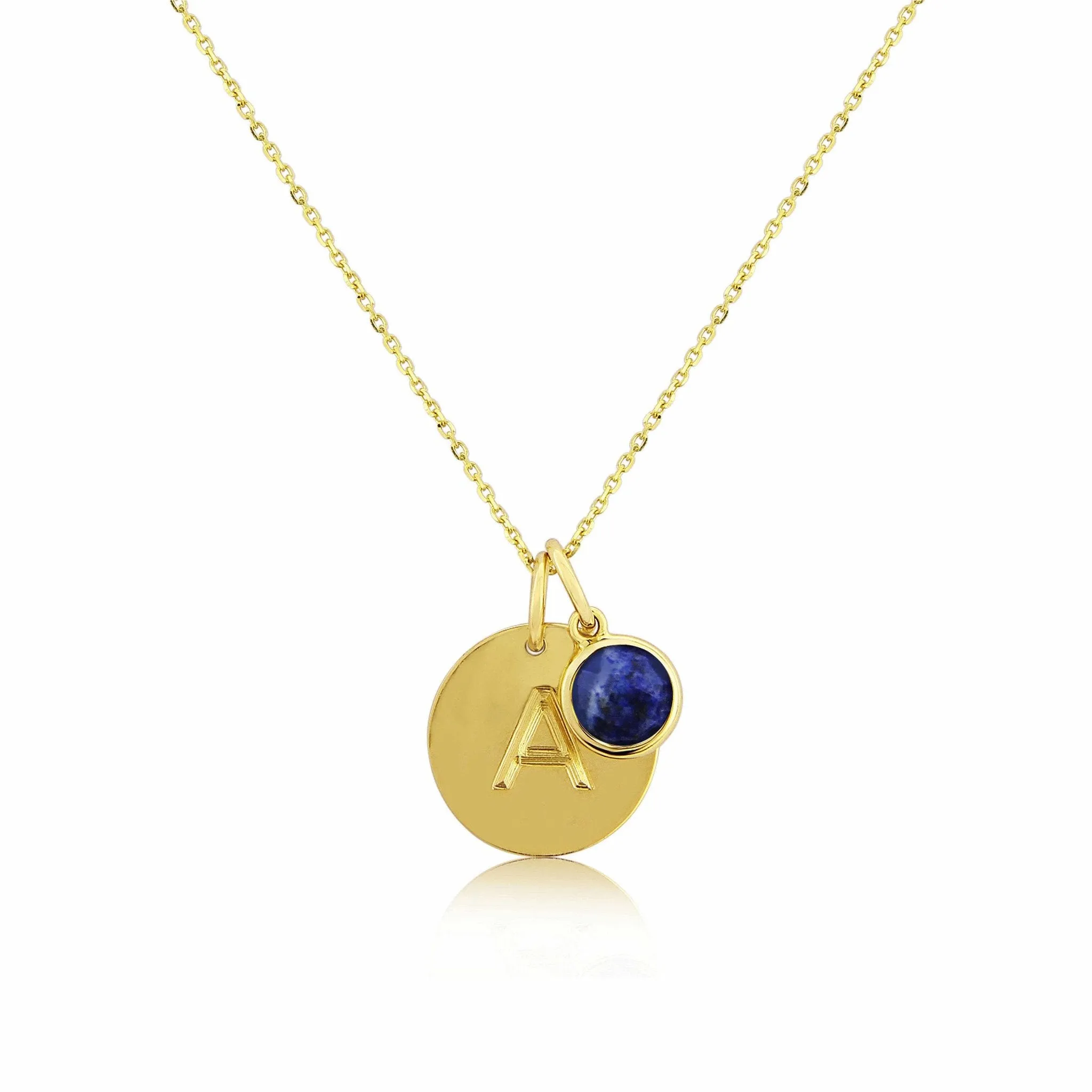 Bali 9ct Gold & Lapis Lazuli September Birthstone Pendant