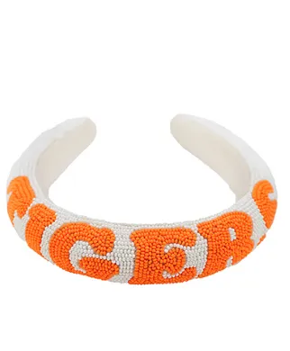 Beaded Tigers Headband