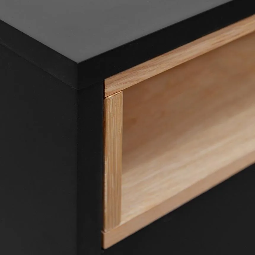 Bedside Table - Black