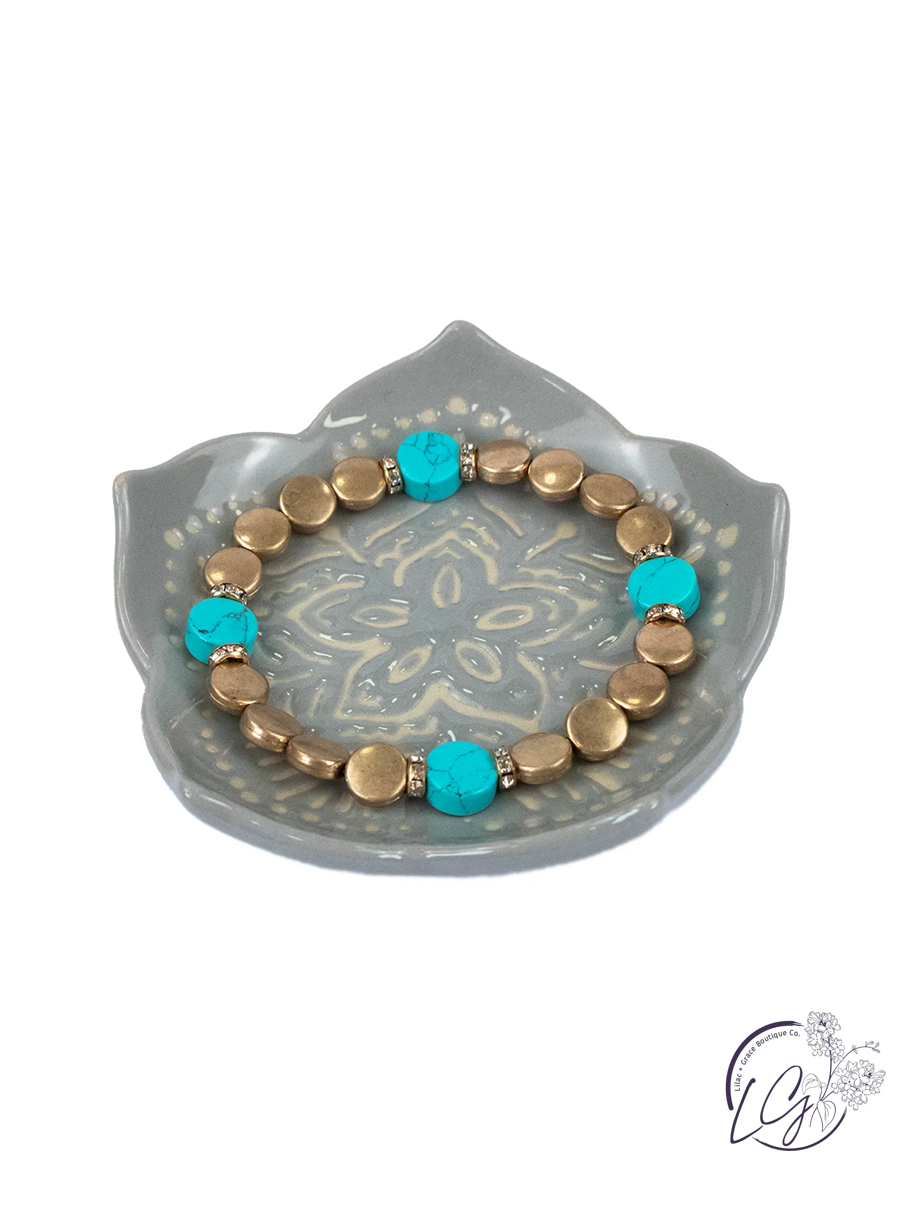 Blue Stretch Bracelet