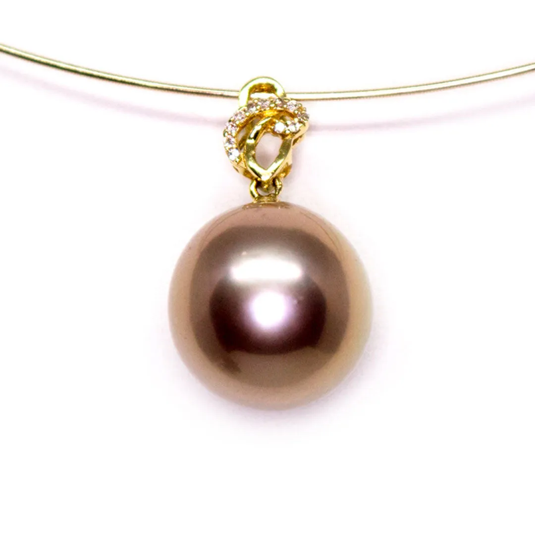 Bronze Treasure Edison Pearl Necklace