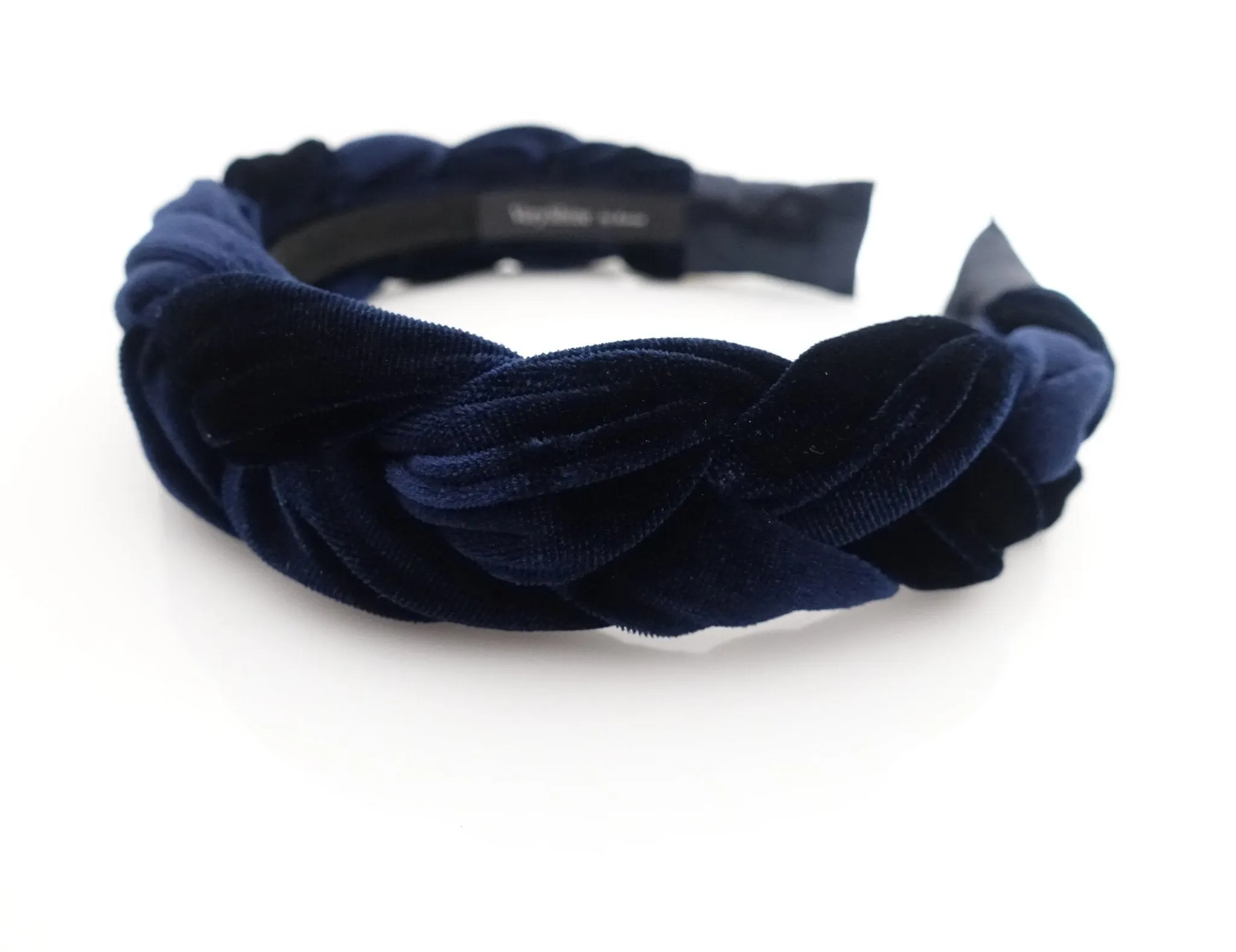 Brooklyn velvet braided headband women hair accessory