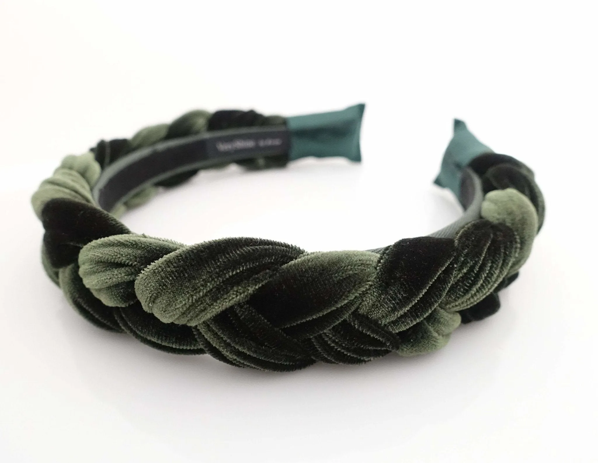 Brooklyn velvet braided headband women hair accessory