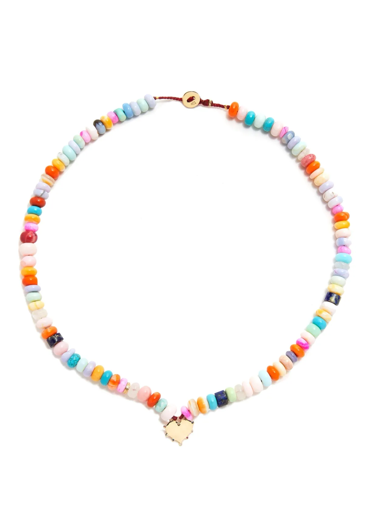 Candy Gem Medallion Necklace