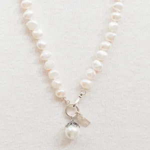 Caroline Pearl Necklace 18" & 21" | Elegant Pearl Necklace | By Pearly Girls