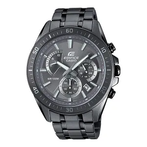 Casio Edifice Chronograph Grey Ion Plated Stainless Steel Band Watch EFR552GY-8A EFR-552GY-8A