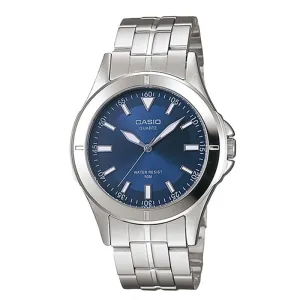 Casio Men's Enticer Series Silver Stainless Steel Band Watch MTP1214A-2A MTP-1214A-2A