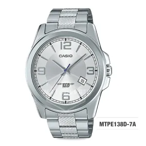 Casio Men's Standard Analog Stainless Steel Watch MTPE138D-7A