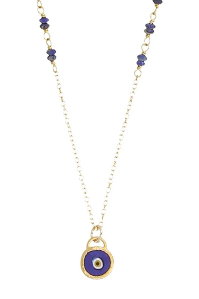 Chan Luu Lapis Evil Eye Necklace