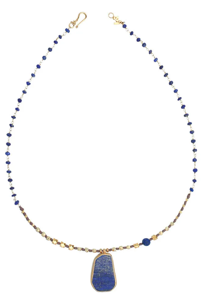 Chan Luu Lapis Pendant Necklace