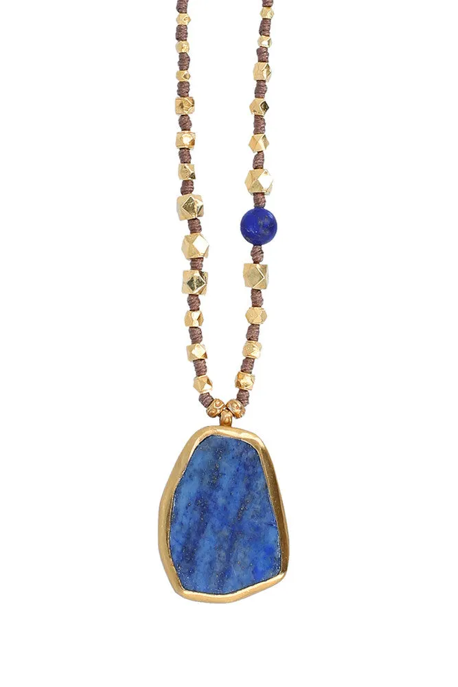 Chan Luu Lapis Pendant Necklace