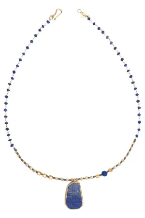 Chan Luu Lapis Pendant Necklace