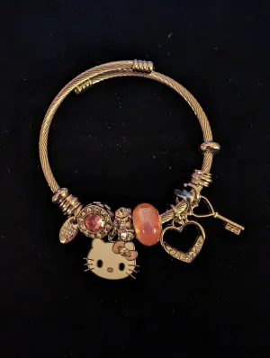 Choice of Hello Kitty Bangle Charm Bracelets