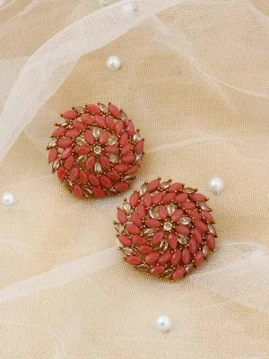 Coral Daliha Studs