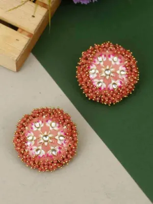 Coral Nakul Studs