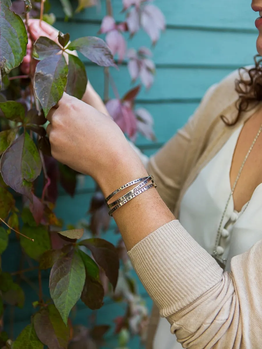 'Create Yourself' Cuff Bracelet