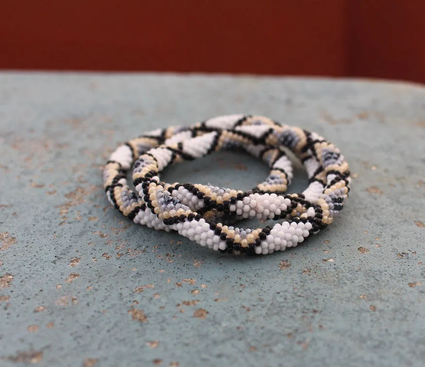 Crocheted Roll On Bracelet