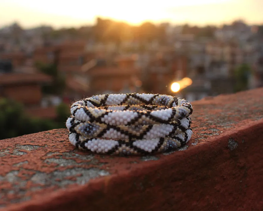 Crocheted Roll On Bracelet