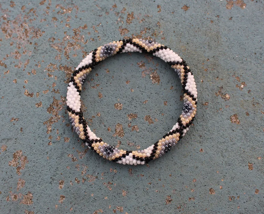 Crocheted Roll On Bracelet