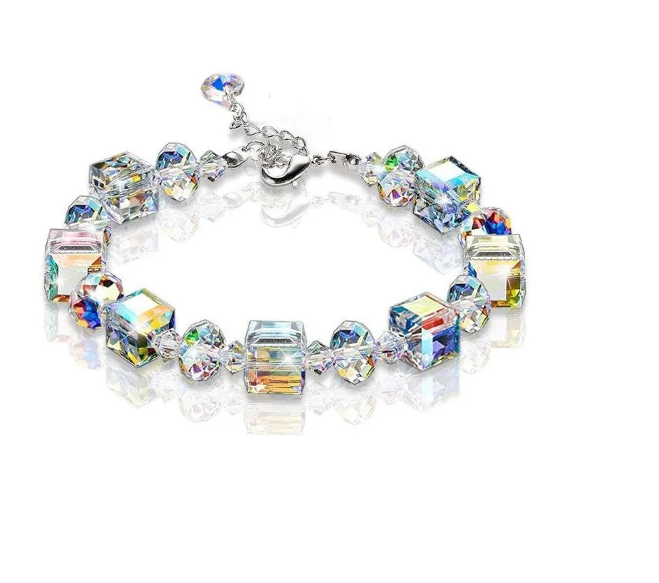 Cube Crystal Bracelet