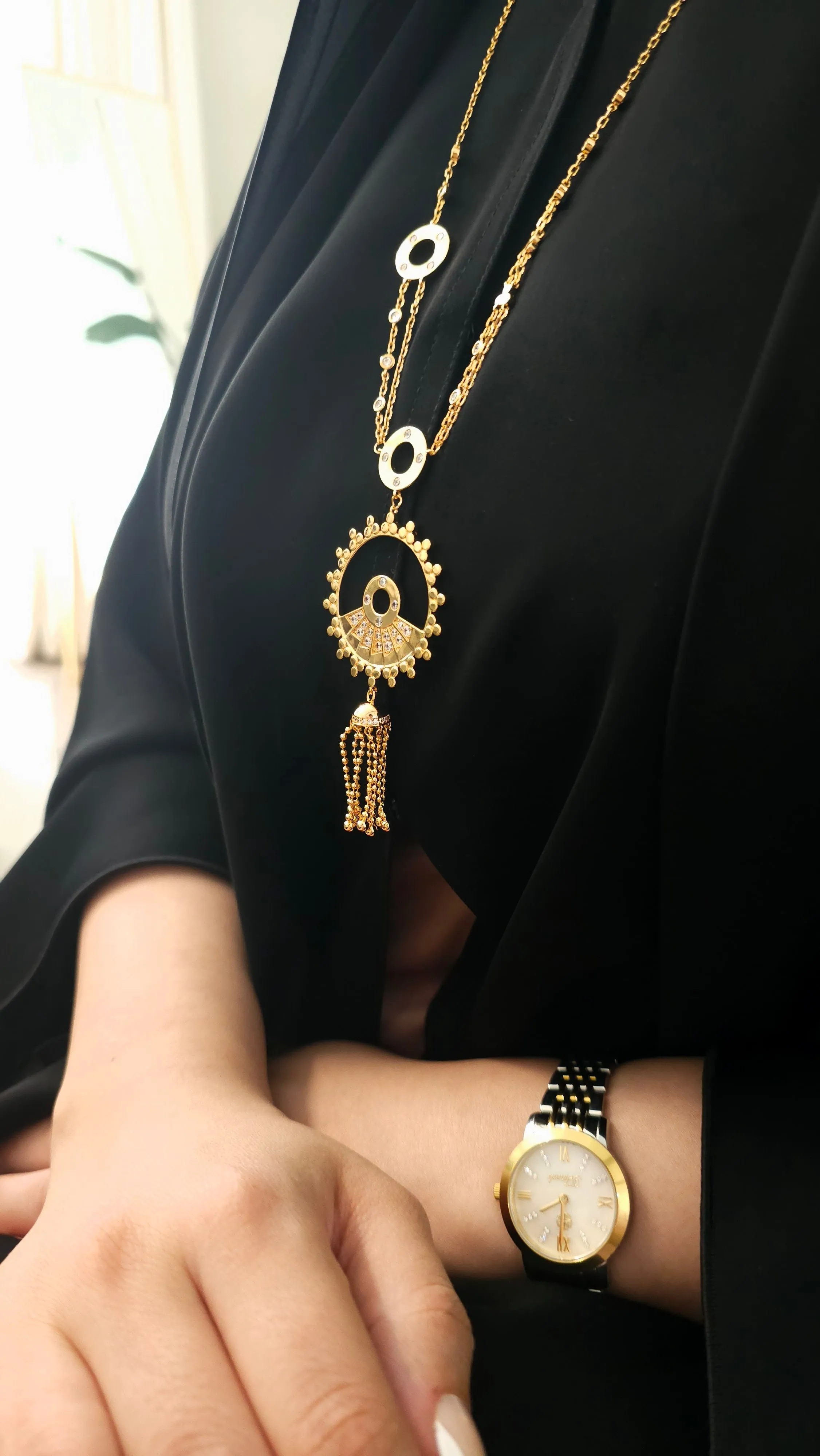 Dune long necklace