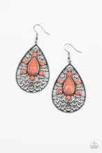 Earrings Modern Garden - Orange E110 Final