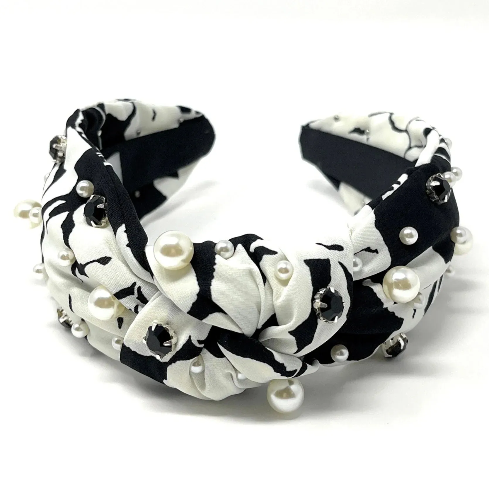 Emma Jeweled Knotted Headband