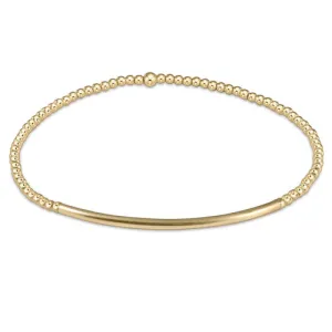 enewton classic gold 2mm bead bracelet - bliss bar gold