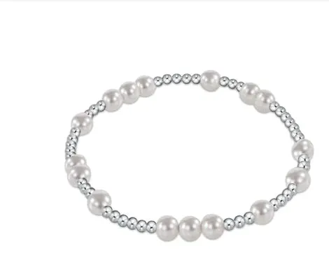 Enewton Extends Hope Unwritten Sterling Bead Bracelet -Pearl