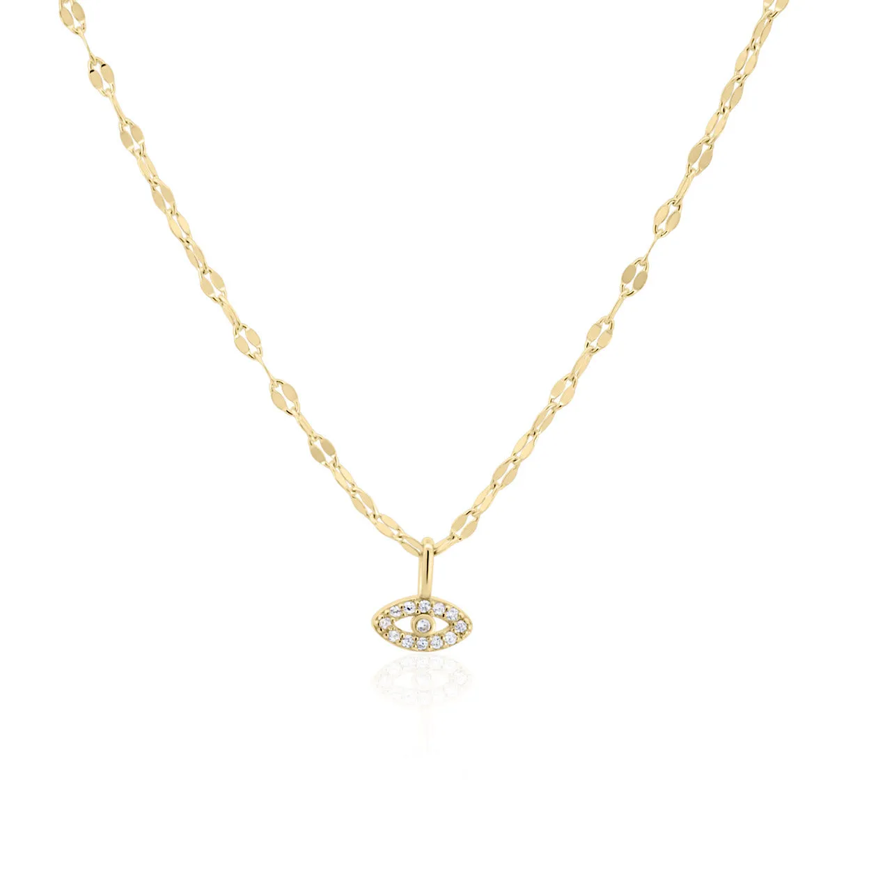 Eye CZ Necklace