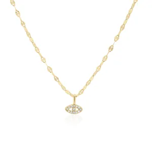 Eye CZ Necklace