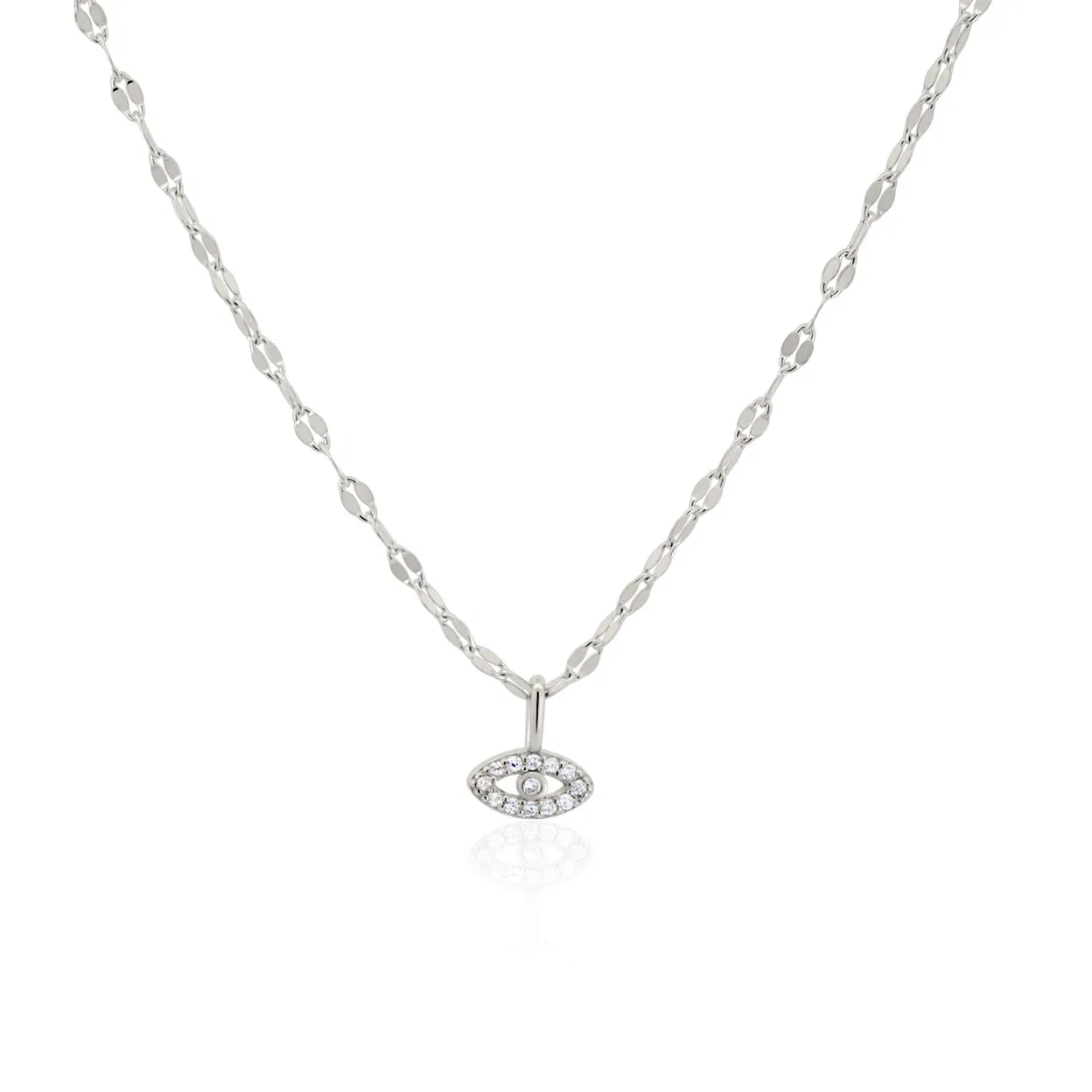 Eye CZ Necklace