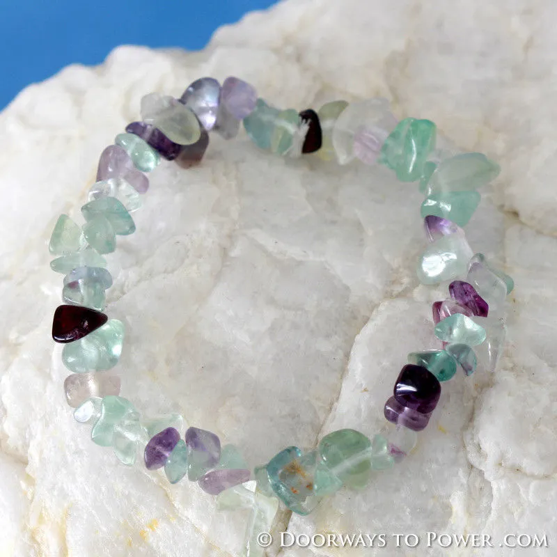 Fluorite Crystal Energy Bracelet Blessed & Energized