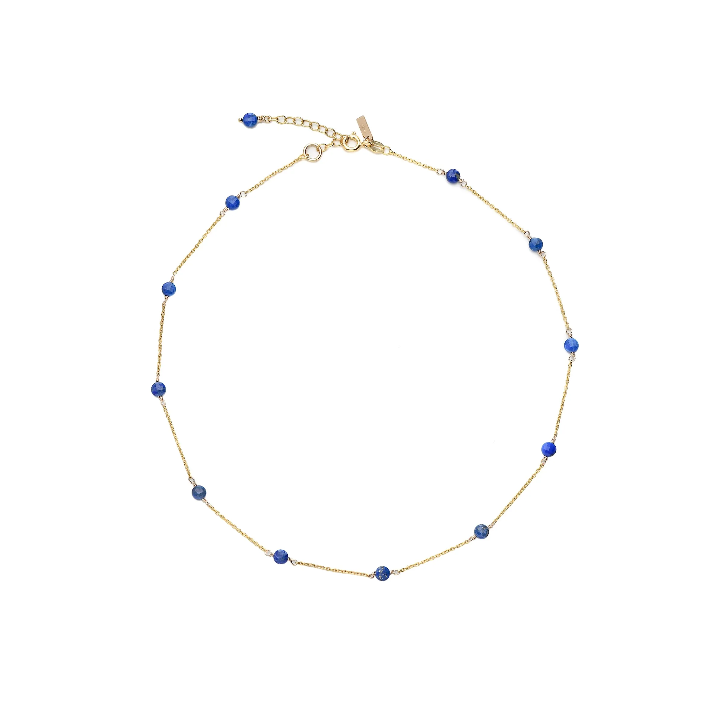 Gemma lapis necklace