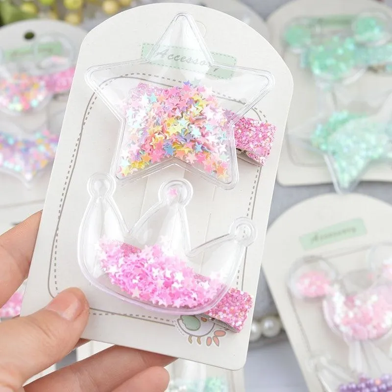 Glitter Confetti Clippies