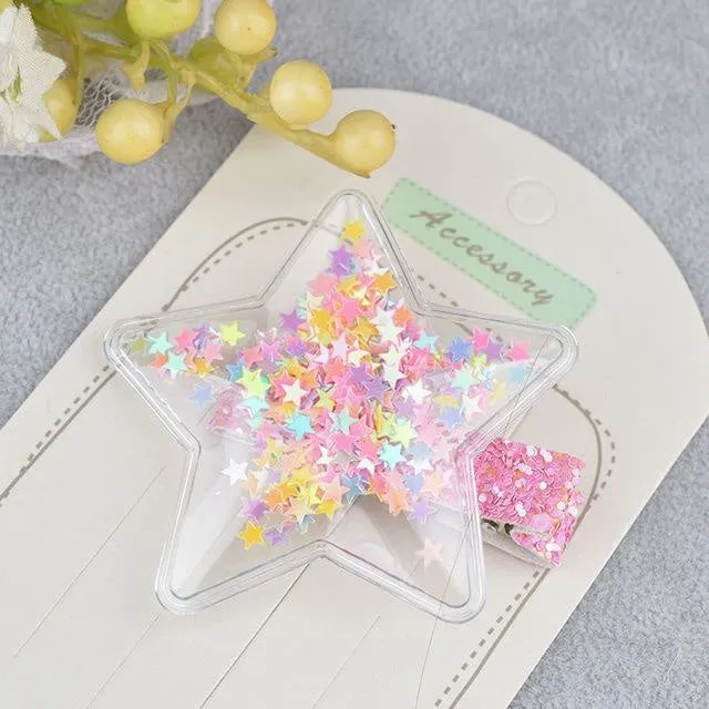 Glitter Confetti Clippies