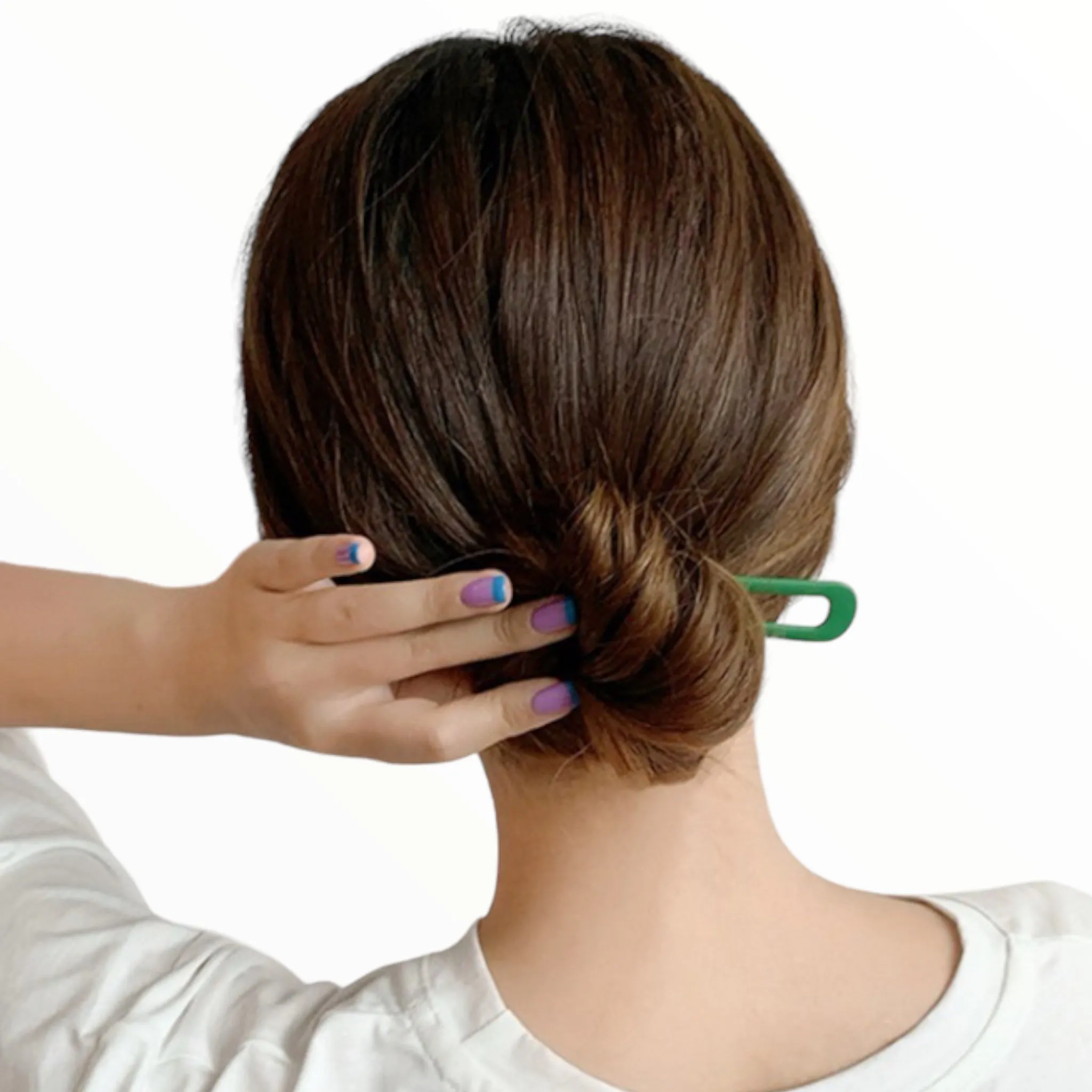 Hairpin Easy Style colors geel set voor een perfect opsteekkapsel